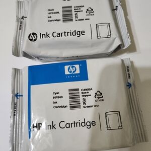 2ct Genuine HP 940XL Black & Cyan Printhead OEM, Sealed Pkg, No Box